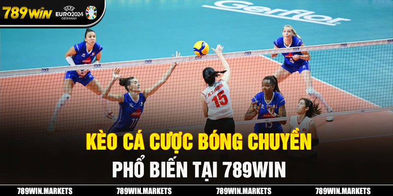 Kèo cá cược bóng chuyền phổ biến tại 789win